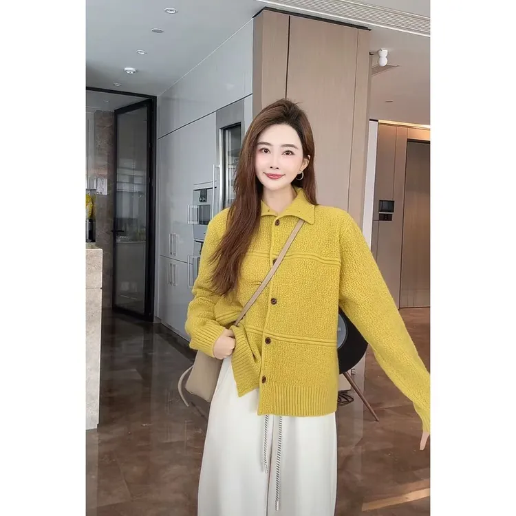 【法式立领七色百搭毛衣】小允姐姐2025新款时尚气质毛衣