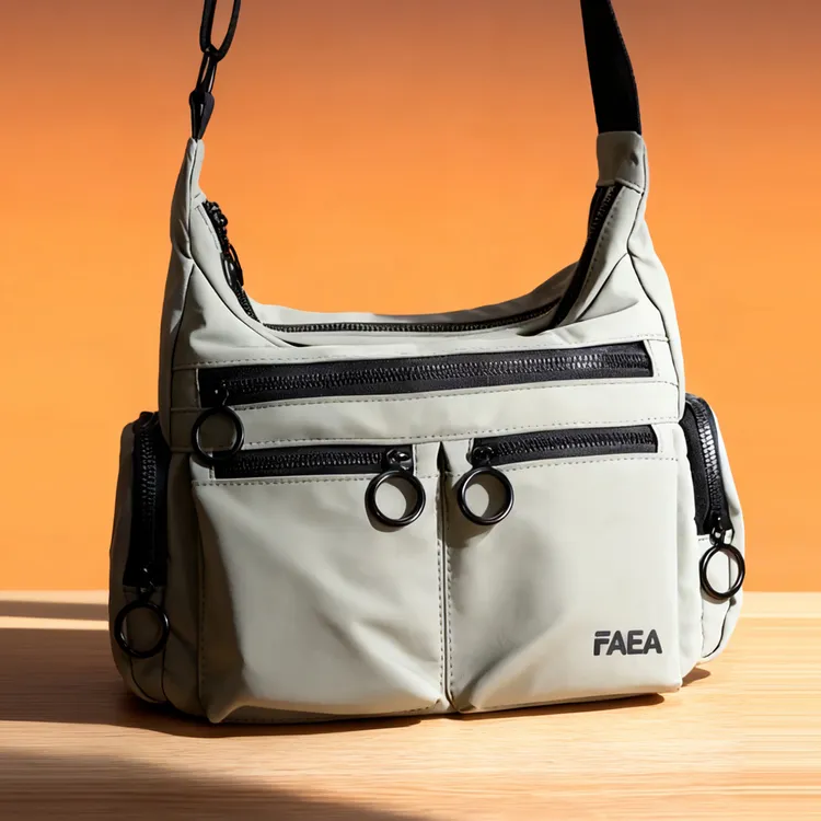 （奥莱撤柜）秋冬新款男女同款单肩斜挎包工装风牛津布包轻便大容量