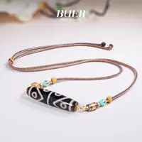 【手工顶】天珠DIY项链 水纹八眼