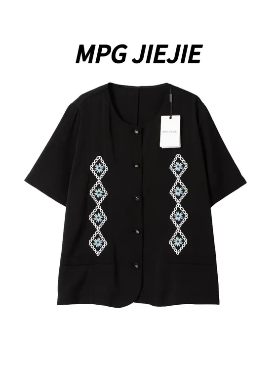 MPG JIEJIE【慢调巴黎】25早秋新中式设计感衬衫