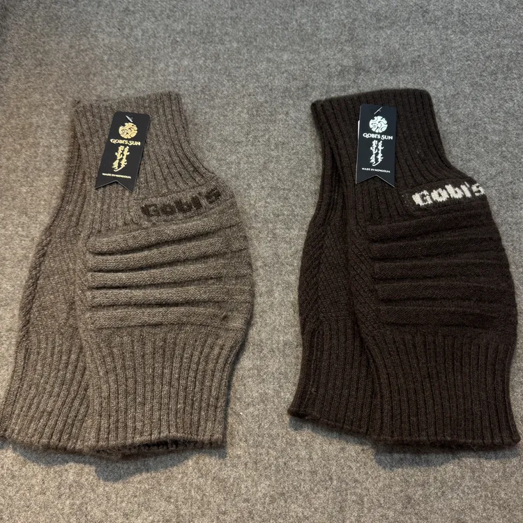 进口针织驼绒护膝护腿套关节保暖防寒适合中老年