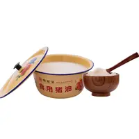 纯猪板油熬制纯香食用猪油新鲜拌饭传统柴火灶熬