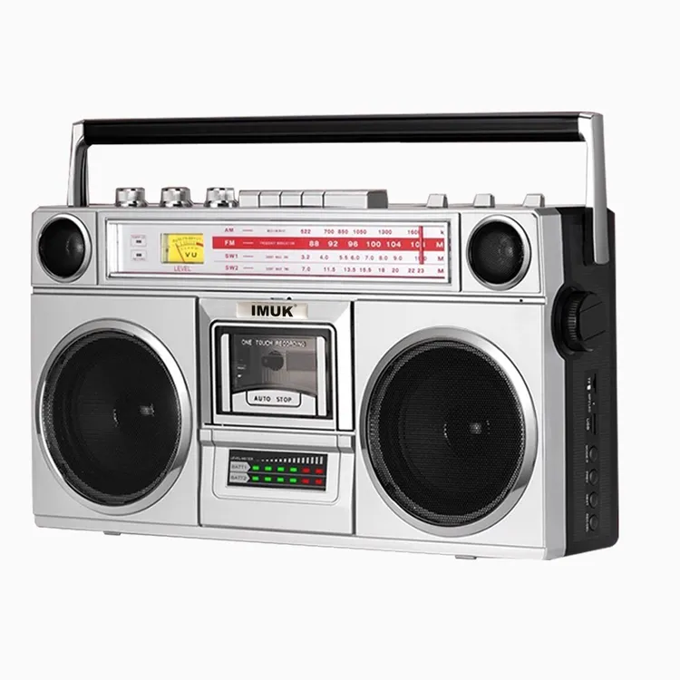 全新复古款多功能立体声录音机磁带机FM收录机U盘蓝牙音箱80怀旧