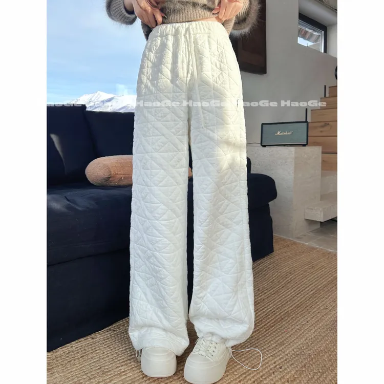 浩哥严选●休闲裤预HGQ5XXK4570A百搭外穿显瘦加厚宽松保暖秋冬季