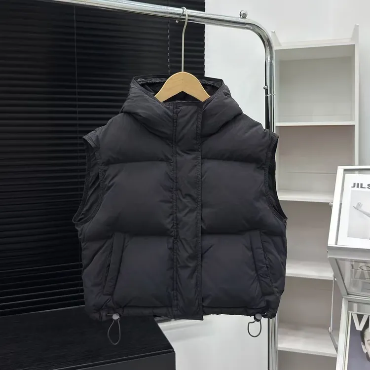 韩国童装男女童外套秋冬季新洋气儿童夹棉保暖简约坎肩马甲宝宝