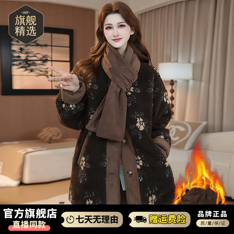 加厚设计感时尚潮流短外套女2025年冬季新款宽松遮肉显瘦保暖上衣