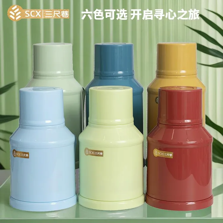 保温热水壶家用小暖壶小型迷你开水壶小暖水瓶老式玻璃内胆热水瓶