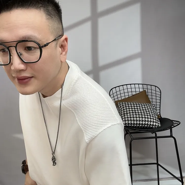 320克重磅港风拼接T恤2878肩膀拼接款