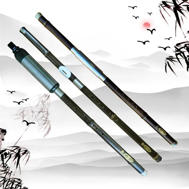 初学乐器小学生双管巴乌竖吹横吹F调G调专业演奏成人儿童紫竹胶木