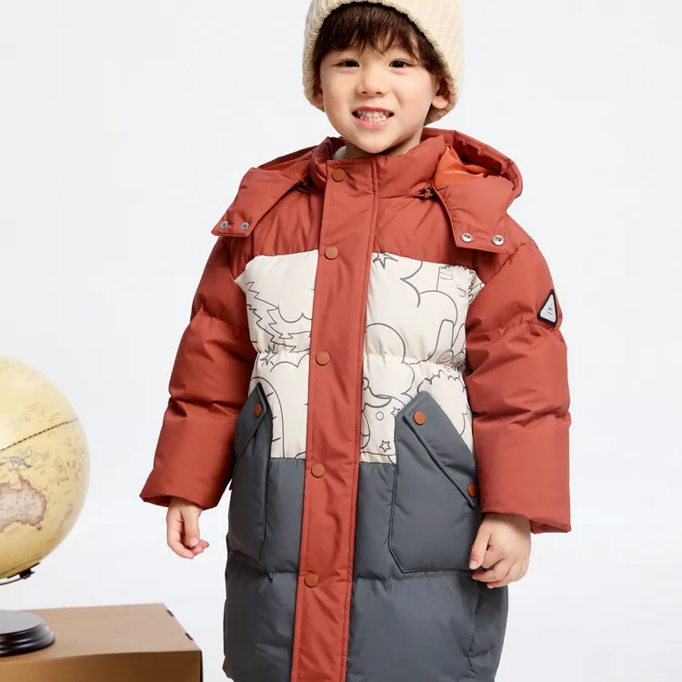 【捡漏】XB445830男小童暖氧吧长款羽绒服2024冬季新款时尚保暖
