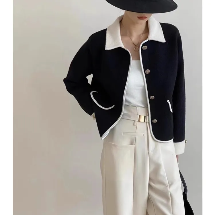 生哥家 半卖半送！太香啦！女士气质百搭小香风羊毛呢外套