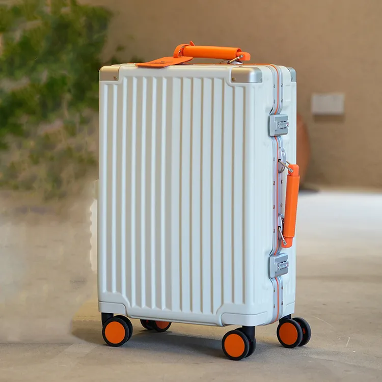 拉杆箱铝框行李箱高档旅行箱高颜值密码箱登机箱20/24寸高档商务