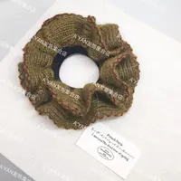 橄榄绿毛绒发圈韩系饰品甜美风韩版韩式简约发绳日韩A141