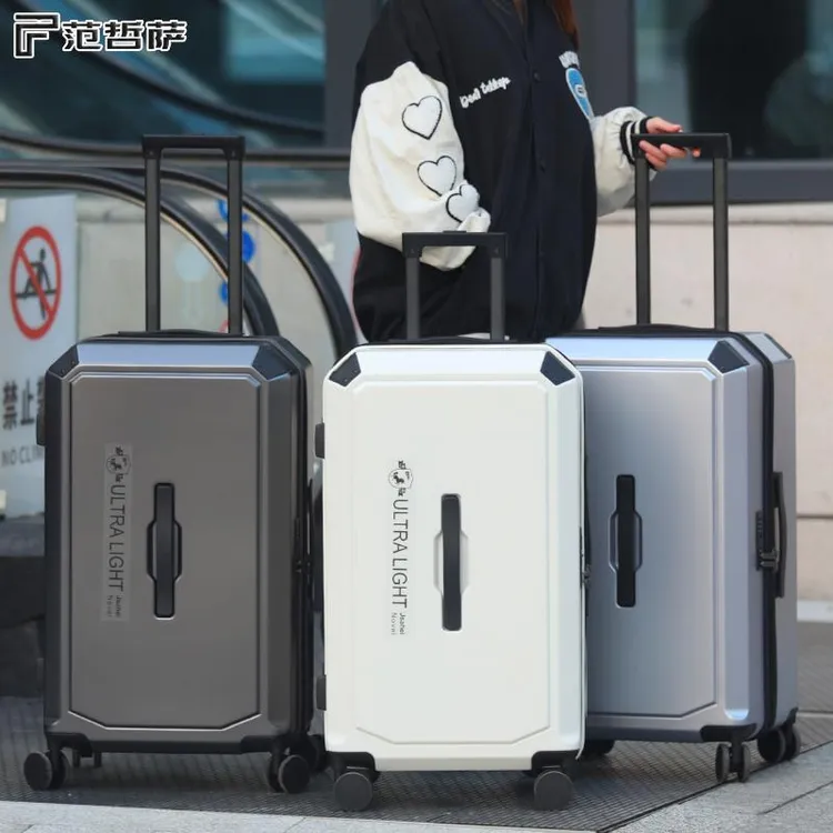 FANZHESA开甲行李箱男拉杆箱女20寸万向轮大容量旅行箱28密码箱学