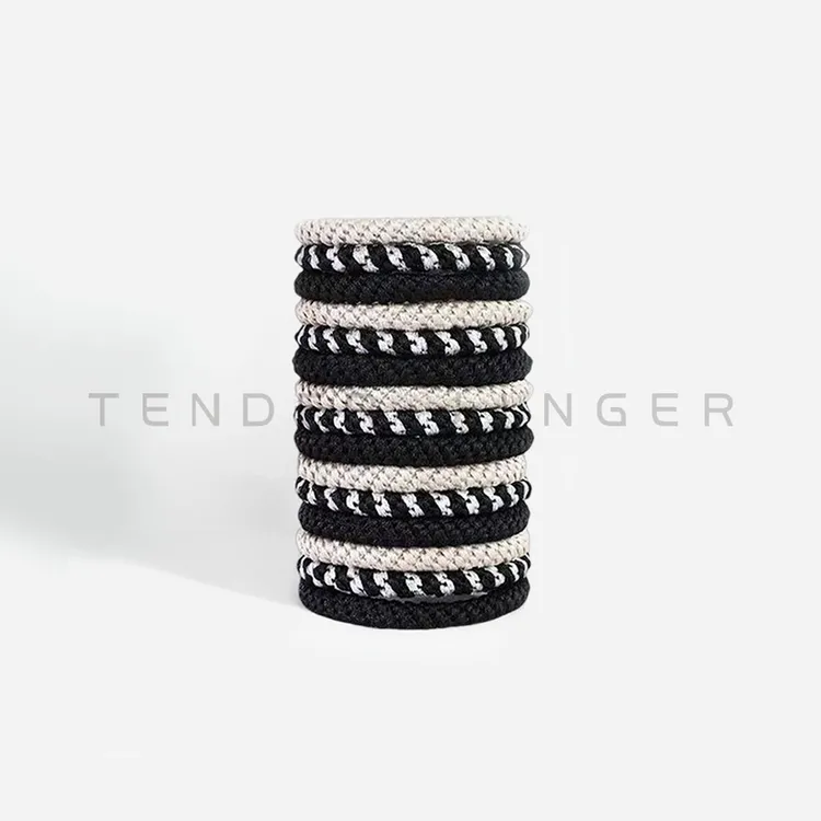 Tender Jinger丨简约素色百搭桶装发圈发绳FS56177
