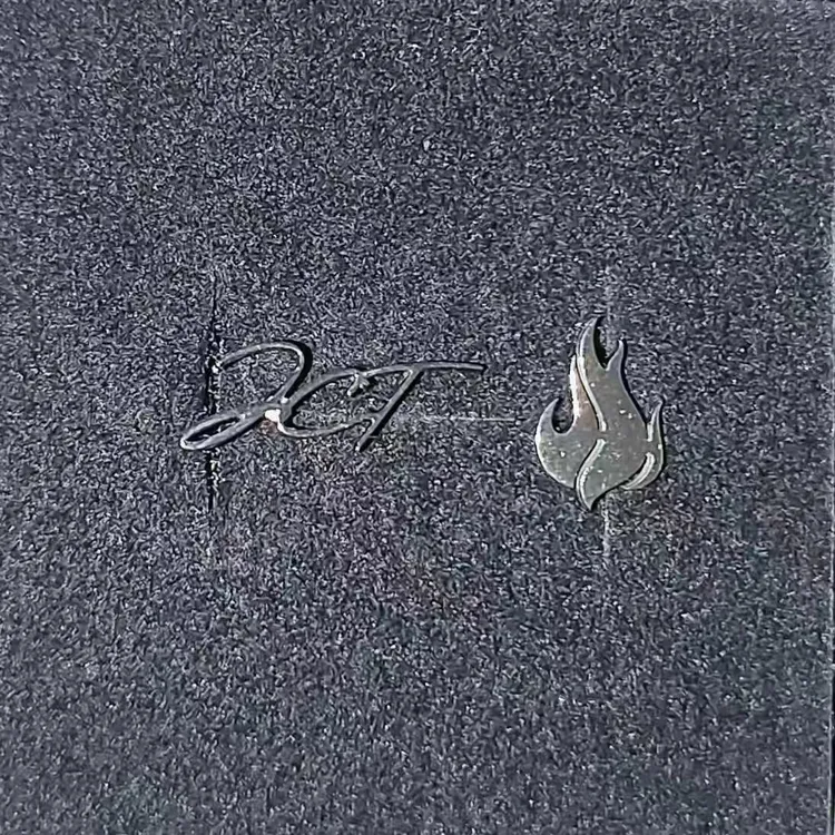 钛钢耳饰 JC-T 火苗耳钉AB款耳钉檀健次周边闺蜜追星礼物送礼盒