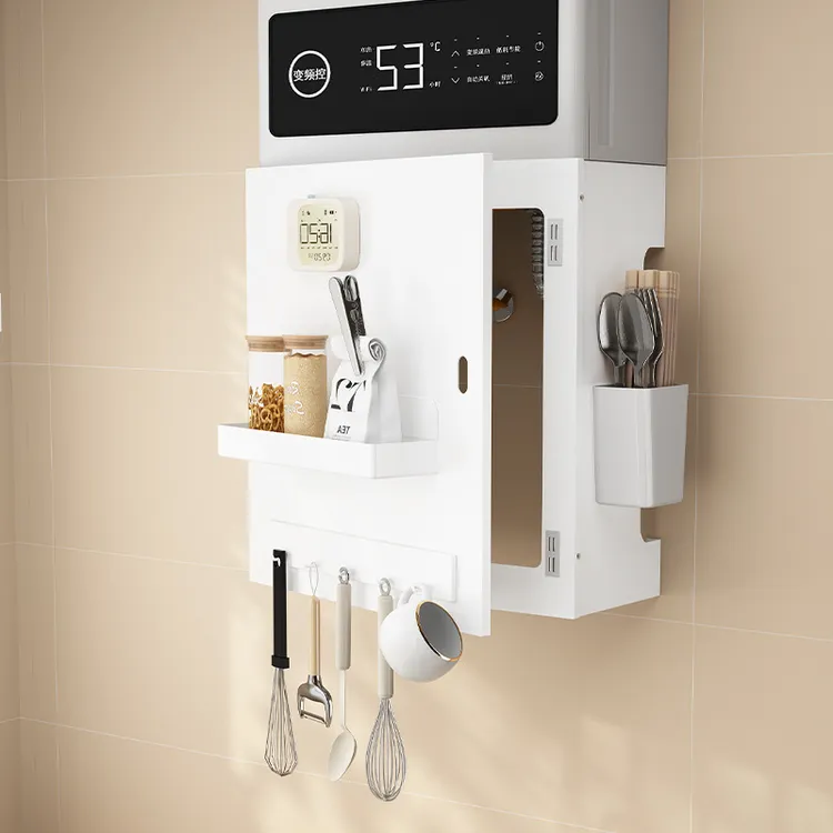 热水器遮挡罩开门磁吸燃气管道装饰洞洞板厨房然气壁挂遮丑置物架