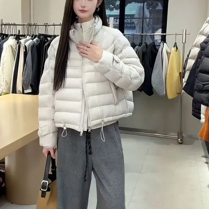 2025爆款排骨棉服女新款爆款秋冬时尚立 领韩版宽松百搭外套立领