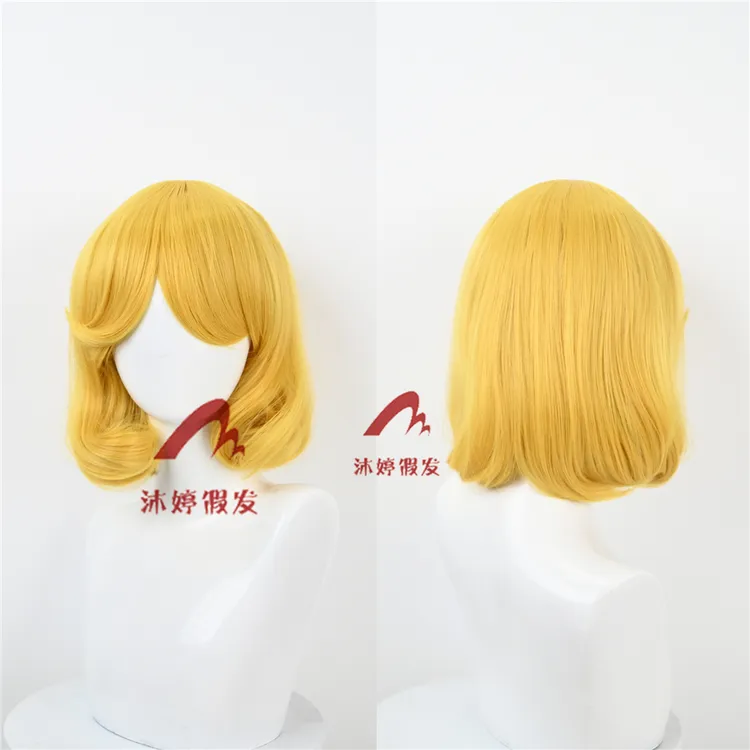 第五人格点亮星星的女孩盲女海伦娜cos假发仿真头皮顶