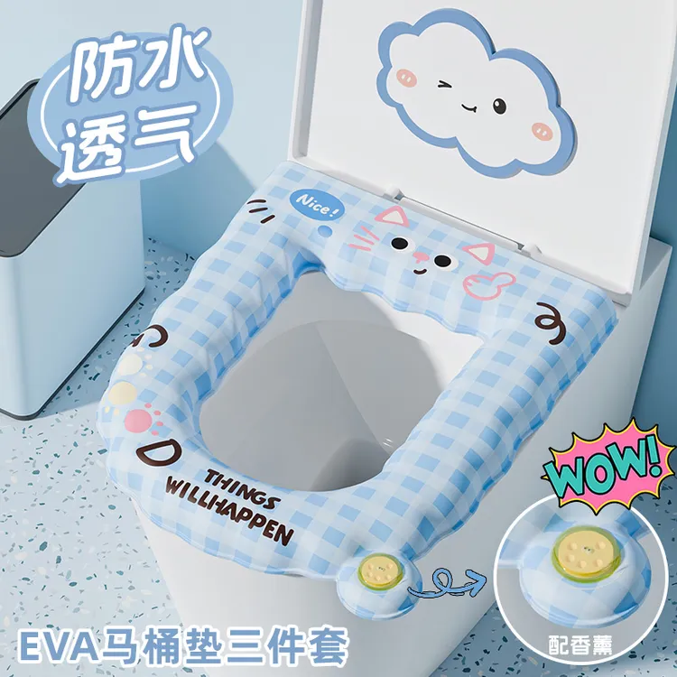 马桶垫四季通用2025新款防水座圈坐便垫圈粘贴式冬季家用马桶坐垫