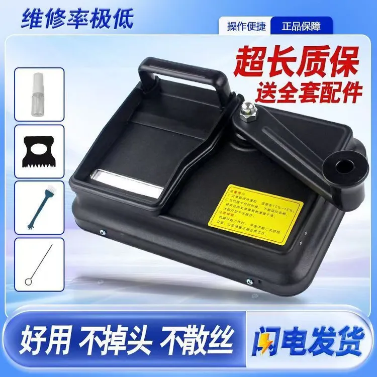 新款家用手摇卷烟器耐用粗细自动填烟器不锈钢双轨道卷烟机