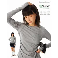 Crying center/哭喊中心亲肤透气三色休闲收腰修身长袖打底tee