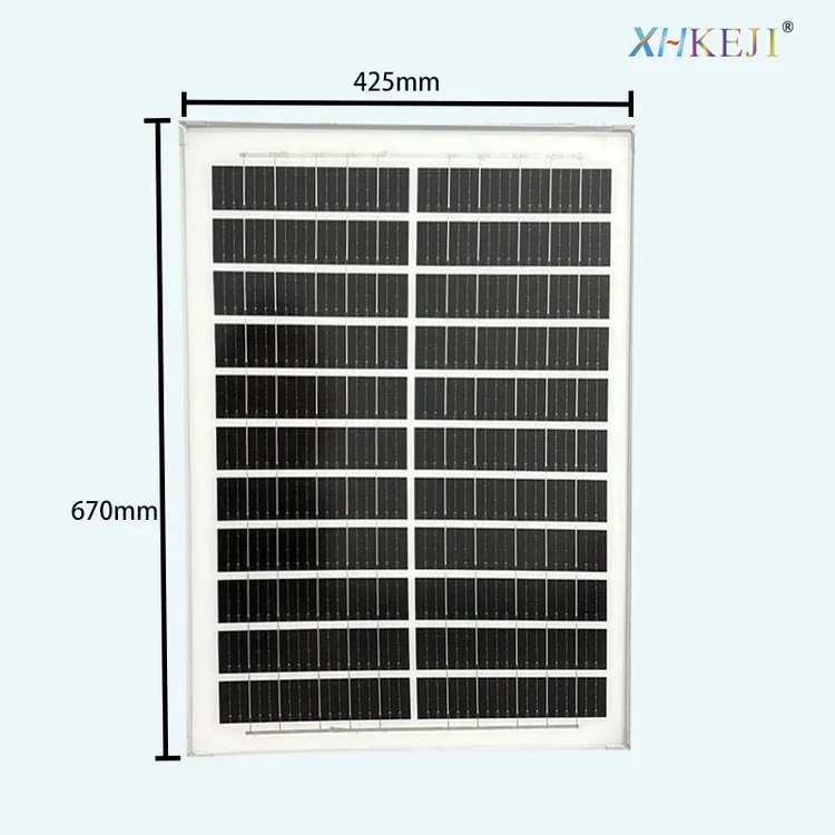 星航6V太阳能灯专用40W单晶硅太阳能板家用太阳能发电裸板无配件