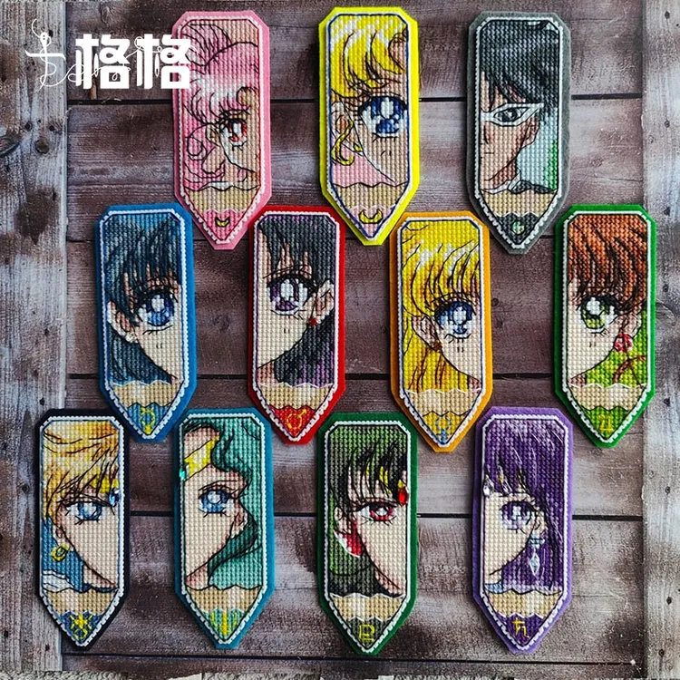 十字绣法国DMC线套件2025新款动漫 美少女战士 系列 冰箱贴