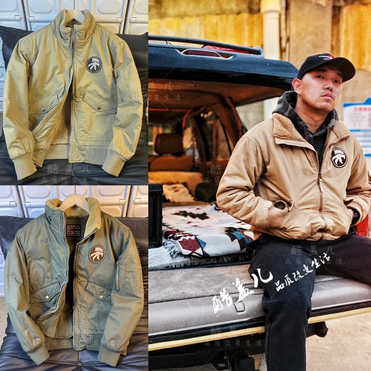 美式高端水洗棉质秋冬男士加绒加厚保暖防风时尚休闲百搭坦克外套