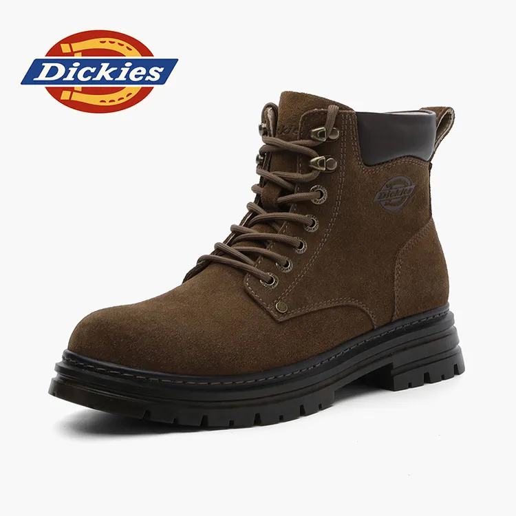 Dickies男鞋冬季时尚复古马丁靴男英伦风户外短靴耐磨增高登山靴