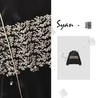 Syan【金枝玉叶】秋季新款时尚宽松休闲百搭设计感潮流外套