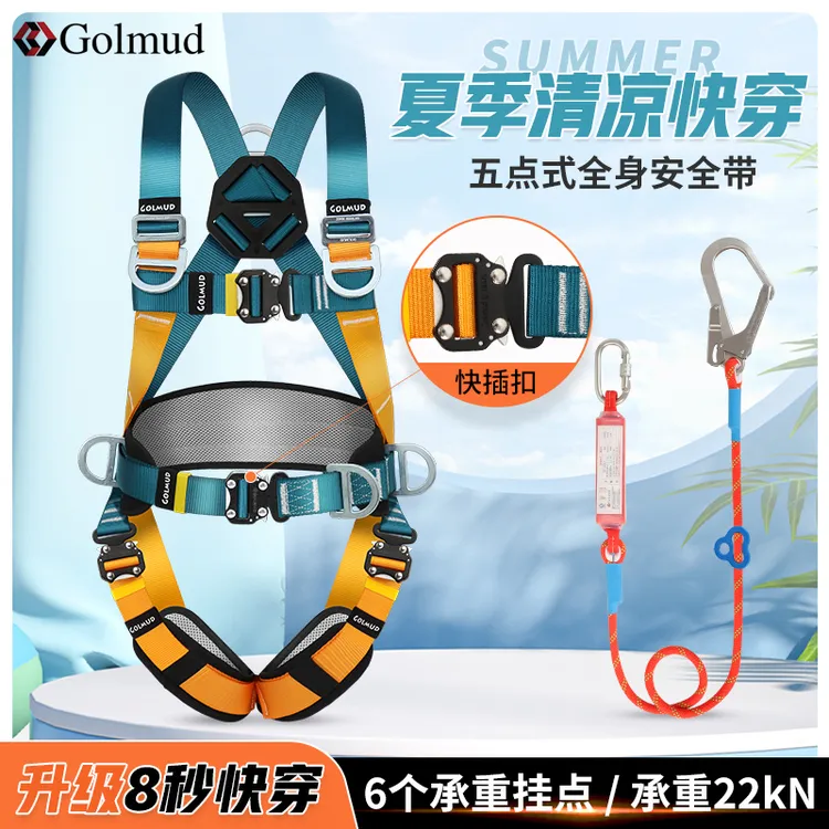 哥尔姆国标五点式安全带3725