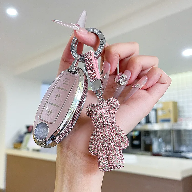 适用日产英菲尼迪天籁车钥匙套轩逸女扣奇骏逍客尼桑蓝鸟包保护壳