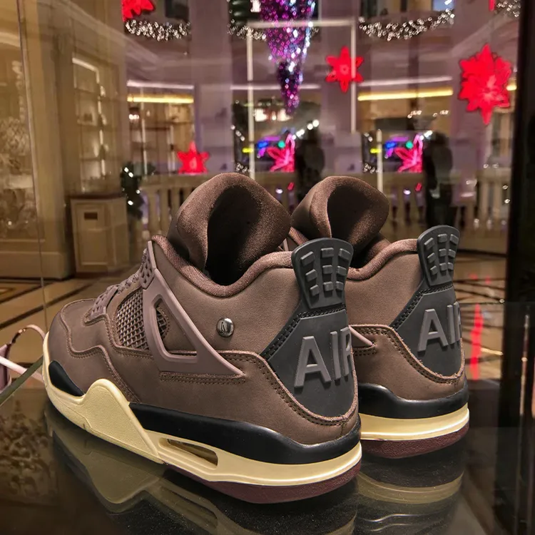 官方正品aj4高帮鞋男款女2025新款篮球运动板鞋情侣厚底休闲鞋潮