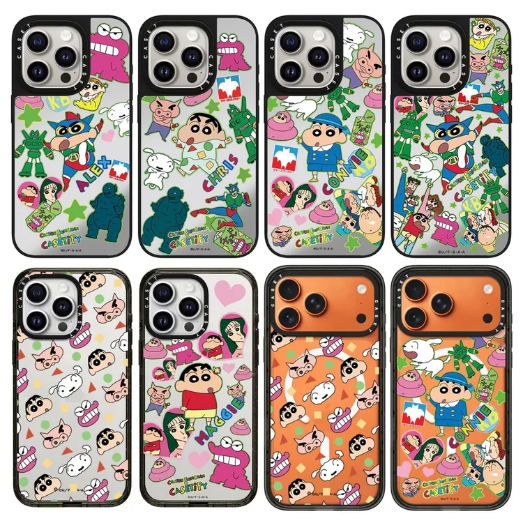 【蜡笔小新第一弹】苹果17AI键电容版适用于iPhone17ProMax手机壳16