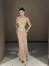 春日部【百搭单品】醋酸修身半身裙01024