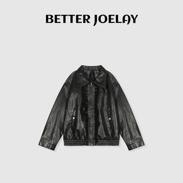 BETTER JOELAY -【秋山缀衫】高端百搭短外套韩版时尚休闲风Z0845