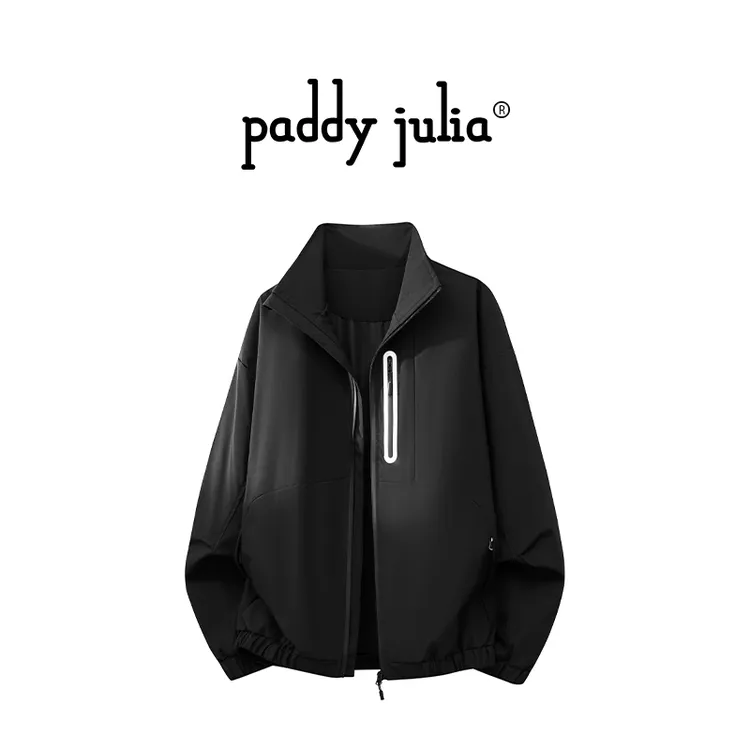 Paddy julia美式高级感长袖夹克男秋季宽松休闲口袋百搭外套男装