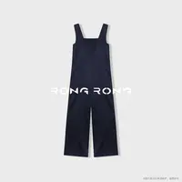溶溶S【墨染林间】RONGRONG 马海毛羊毛混纺廓形极简风连体裤js668