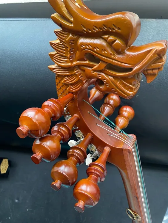 红木高端扎念琴龙头琴八弦扎木聂