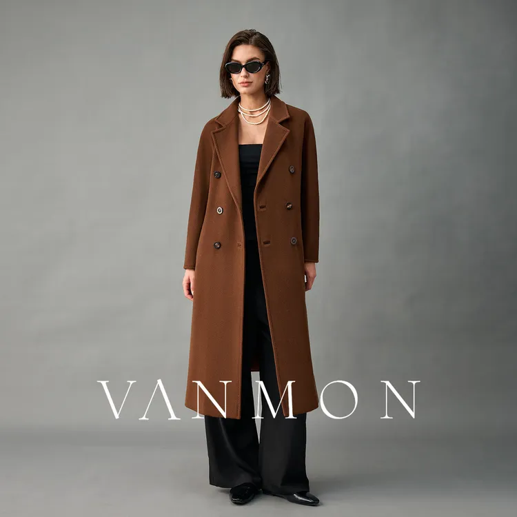 有内衬100小山羊绒大衣女式冬季新款max101801平替高级感毛呢外套