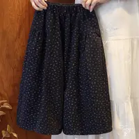 亲子款！品质款软糯有质感秋季中大童百搭碎花长裤女童宽松裤子