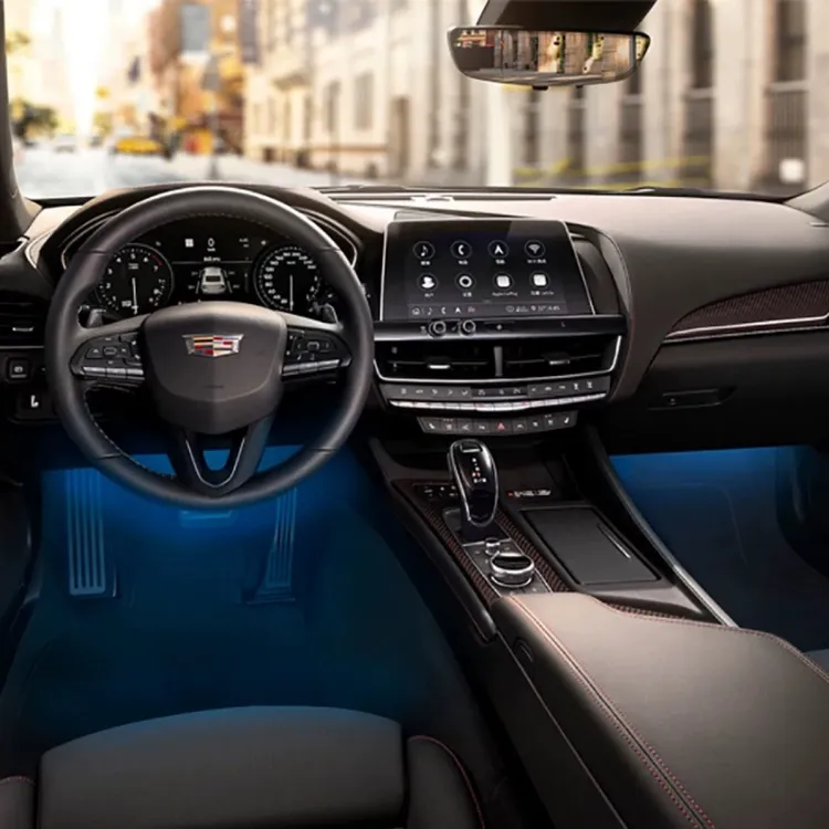 凯迪拉克CT5原厂256色流光内饰氛围灯(19款-23款CT5可用)