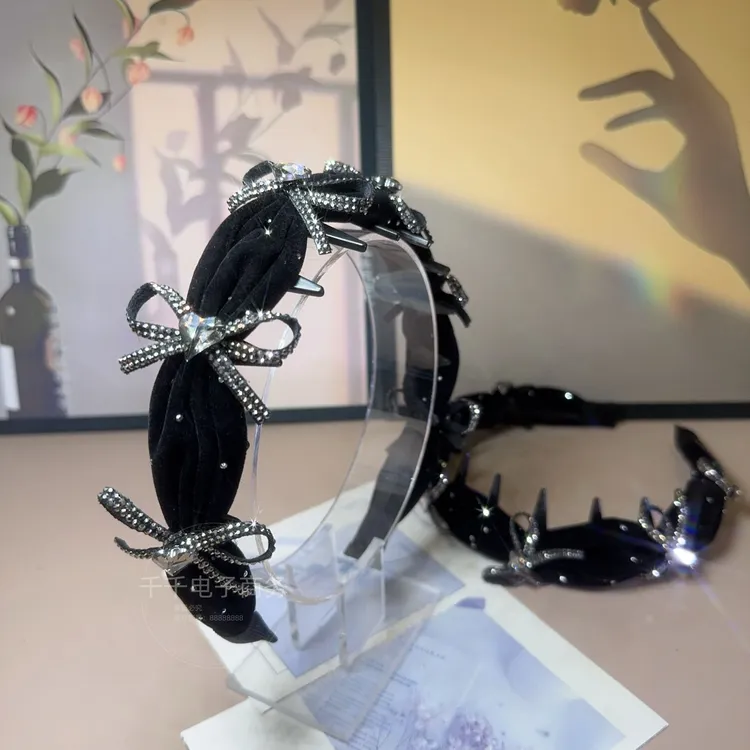 韩版手工高颅顶显气质减龄百搭倒齿纹理感时尚发箍T0961