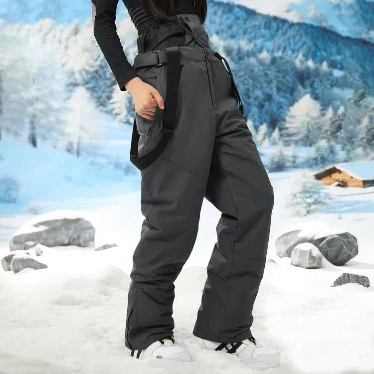 锐岩RIVIYELE新款滑雪裤男女大码保暖单板双板防水防风透气情侣款
