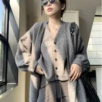 女短款甜美清新开衫时尚套装短款时尚百搭 非主图【C区】3629 C14-3