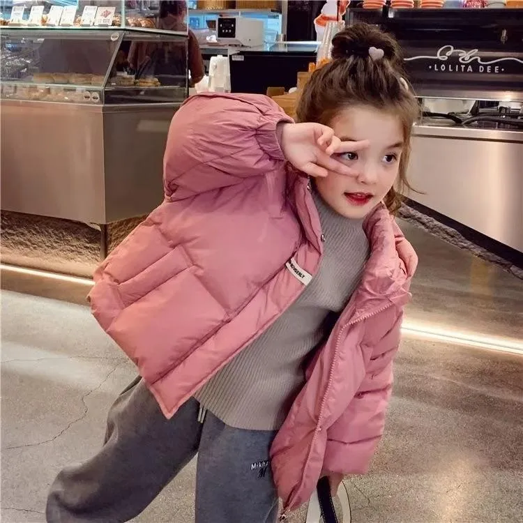 YeeHoO/英氏女童羽绒棉服冬季2025新款洋气女宝宝冬装小女孩