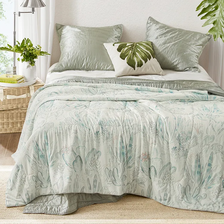 HARBORHOUSE美式卧室春夏新品针织印花夏凉盖被Isla