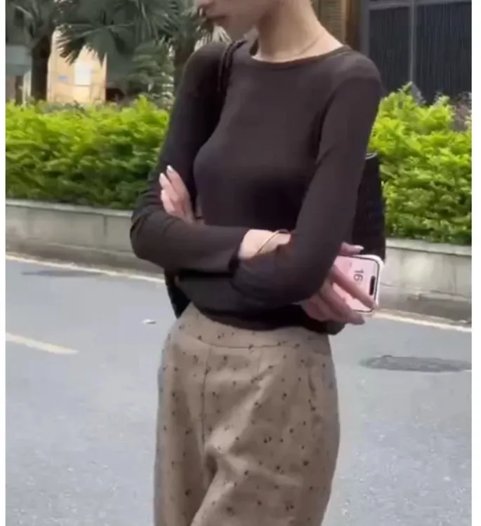 新款时尚休闲气质百搭显瘦减龄女装68