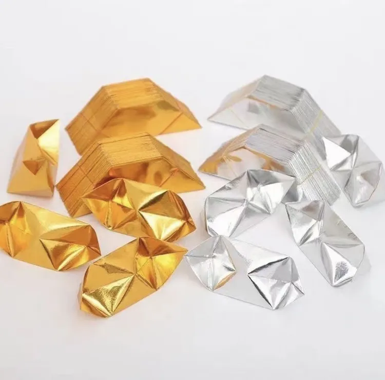 精品高亮度加厚手工折纸半成品多种型号包邮送袋子